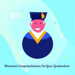 warmest congratulations on your graduation