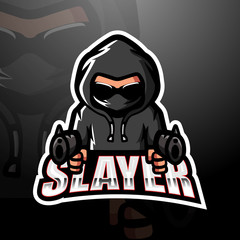 Slayer mascot esport logo design