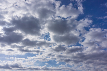 真冬の空と雲(２月)