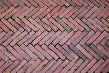 old red brick floor texture antique for patio or sidewalk