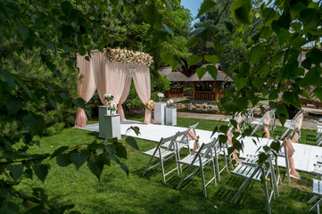 installation for a wedding ceremony