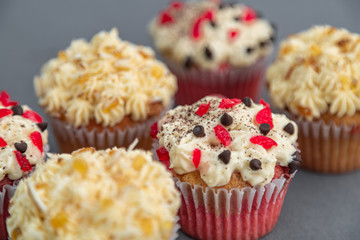 Cupcake Nuts & Caramel and Red Velvet