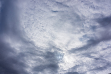 真冬の空と雲(２月)