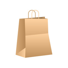 shopping bag on white background