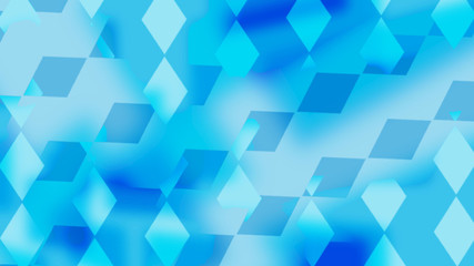 ビジネス背景イラスト　アブストラクト　幾何学　ブルー