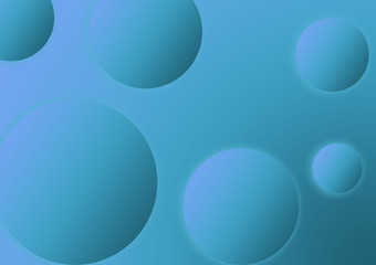 Trending Blue Gradient Circles With Gradient Background