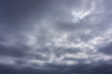 真冬の空と雲(２月)