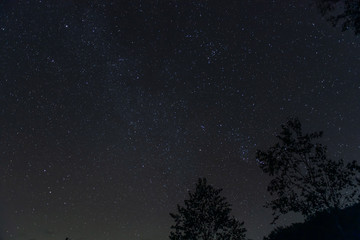 Naklejka premium 長野 阿智村の星空
