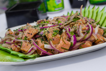 ceviche de salmão