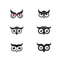 Owl Logo Template Vector