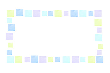 水彩テクスチャーフレーム