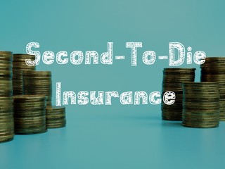 Business concept about Second-To-Die Insurance with phrase on the piece of paper.