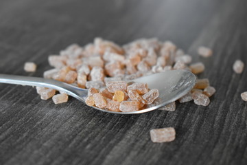 Brown candy sugar – rock candy – can be used as a background