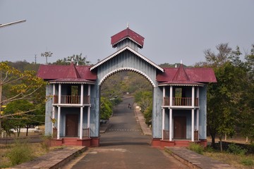 Bhopal, Madhya Pradesh/India : January 15, 2020 - Office Gate of Manav Sangrahalaya