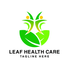 LEAF HEALTH CARE VECTOR TEMPLATE LOGO