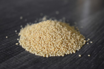 Closeup of couscous – can be used as a background