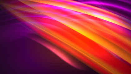 Fluid wave lines background. Trendy abstract layout template for business or technology presentation, internet poster or web brochure cover, wallpaper