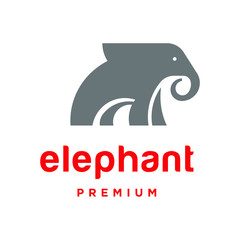 Elephant logo vector