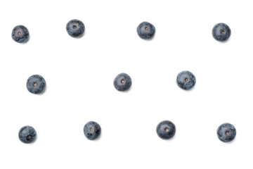 Blueberry. Fresh raw berries isolated on white background