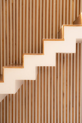 Obraz premium pattern of Wood stairs, interior design
