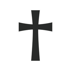cross religious icon vector  design illustration