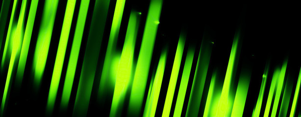Panoramic glowing blurred light stripes in motion over on abstract background. Colorful rays. Led Light. Future tech. Shine dynamic scene. Neon flare. Magic moving lines. Glowing wallpaper.