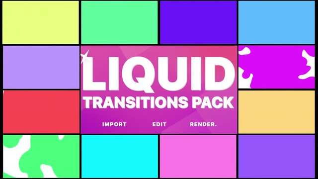 Liquid Motion Transition is a neat Motion Graphics Pack. Just drop it into your project. Alpha channel included. Works with any video edition software. More elements in our portfolio.