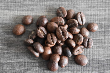 Brown coffee beans - can be used as a background