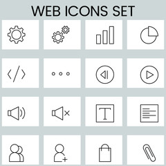 business icons set