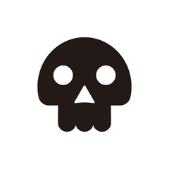 Skull icon vector illustration sign