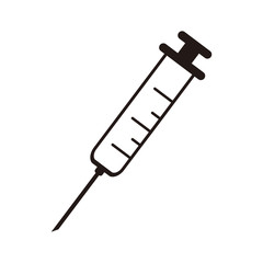 Syringe icon vector illustration sign