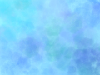 Fototapeta na wymiar Watercolor image blue bokeh abstract background