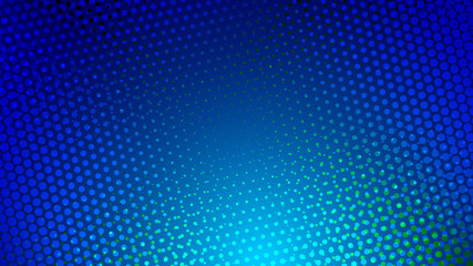 Abstract creative gradient halftone dot background. Vector illustration.