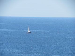 sailboat at sea