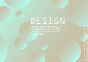 Bright, abstract background. Illustration with balloons and bubbles.
Background for posters and banners. Stock vector.