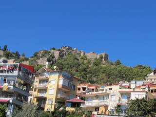 Fototapeta na wymiar Ancient fortress on a hill