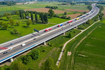 Autobahn in Düsseldorf/Neuss