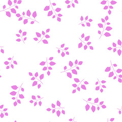 Texture with flowers and plants. Floral ornament. Original flowers vector pattern.