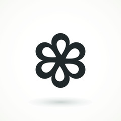 Flower Icon sign Spring symbol for your web site design, logo, app isolated on white background.