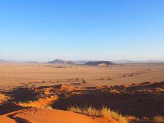 The view from the Elim Dunes, Namibia