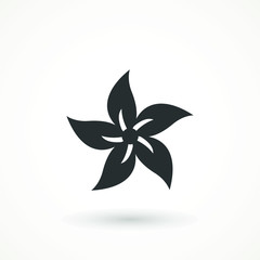 Flower Icon sign Spring symbol for your web site design, logo, app isolated on white background.