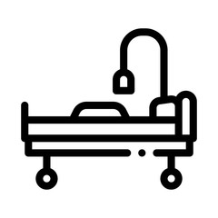 median wheelchair icon vector. median wheelchair sign. isolated contour symbol illustration