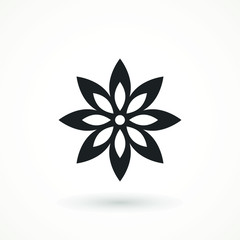 Flower Icon sign Spring symbol for your web site design, logo, app isolated on white background.