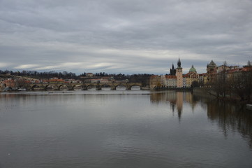 Fototapeta na wymiar Moldau in Prag