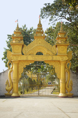 The Pagoda Gate, Main Entrance Of Golden Pagoda, Namsai, Arunachal Pradesh, India