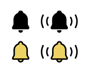 ベルのアイコン／アラーム／ビジネス