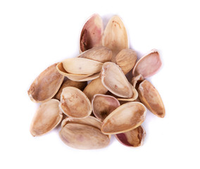Obraz na płótnie Canvas Heap of empty pistachios shells