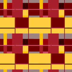 Vector seamless pattern. Modern stylish texture. Repeating geometric tiles with hexagonal elements