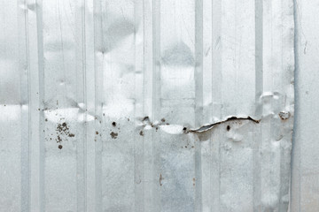 Scratched tin texture background or backdrop