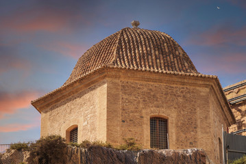 Fototapeta na wymiar Tiled Dome Roof in Cartegena
